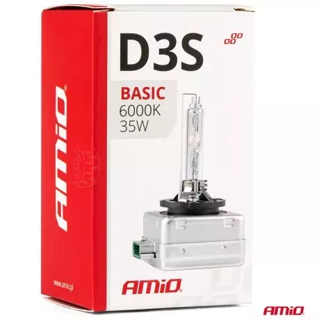 AMIO D3S 12V 6.000k 35W ΑΝΤΑΛΛΑΚΤΙΚΗ ΛΑΜΠΑ BASIC AMIO - 1 Τεμ. 02948/AM 