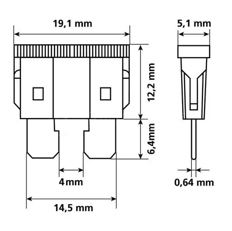 Lampa ΑΣΦΑΛΕΙΕΣ ΣΕ ΚΑΡΤΕΛΑ ΣΕΤ 10ΤΕΜ. PLUG-IN 12/24V 7008.0-LM 